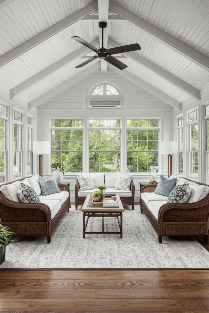 Sunroom Layout Ideas for Back of House