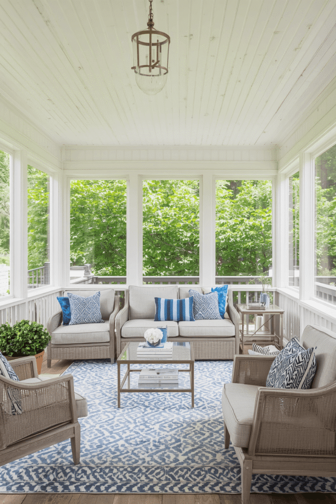 Sunroom Furniture Ideas for Back of House