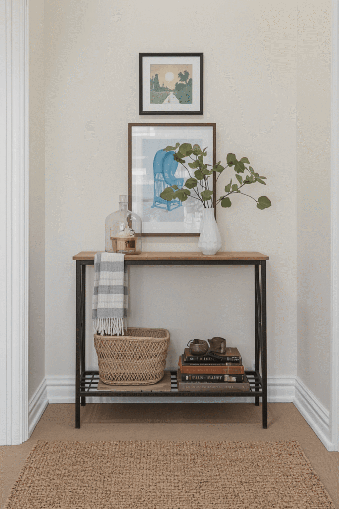 Why Small Console Tables Work So Well in Tight Spaces