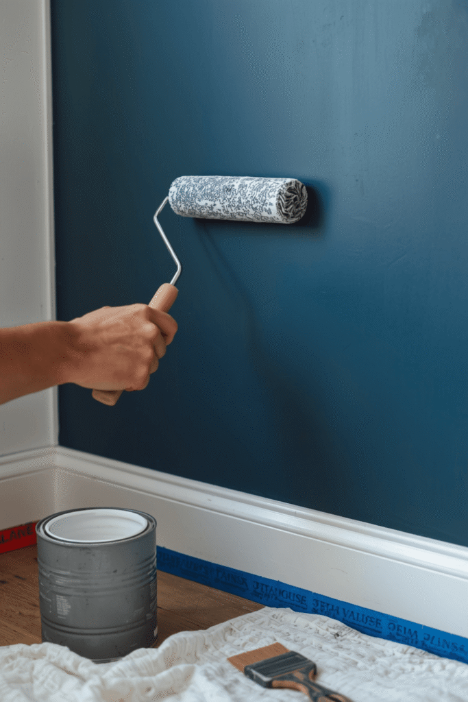 Step 1 Test the color in the actual room, at different times of day.