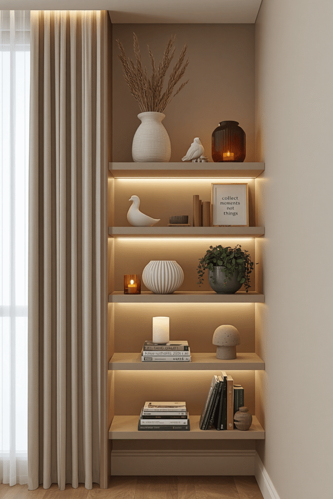 2. Modern Wall Shelves