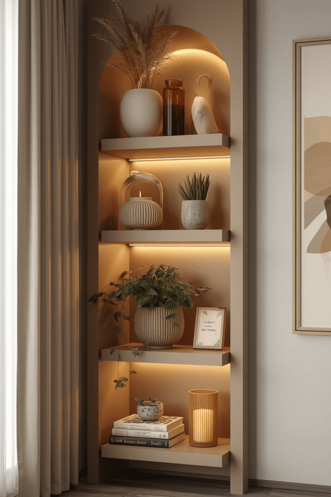 4. Built In Shelf Ideas