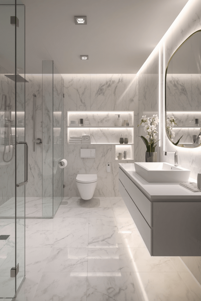 4. Modern Walk In Shower Style