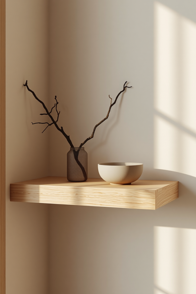 Japandi Shelf Decor