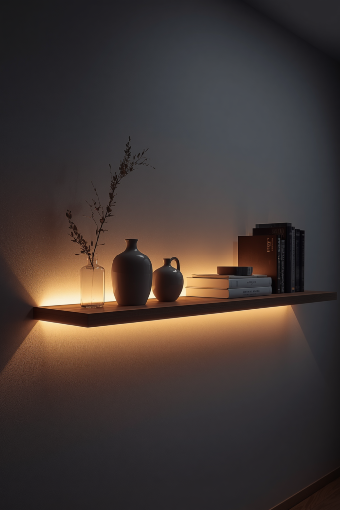 LED Shelf Lighting Ideas