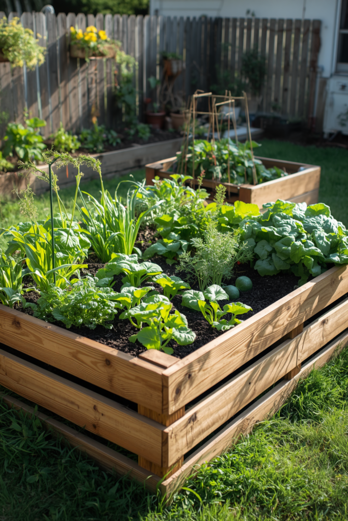rustic pallet planter