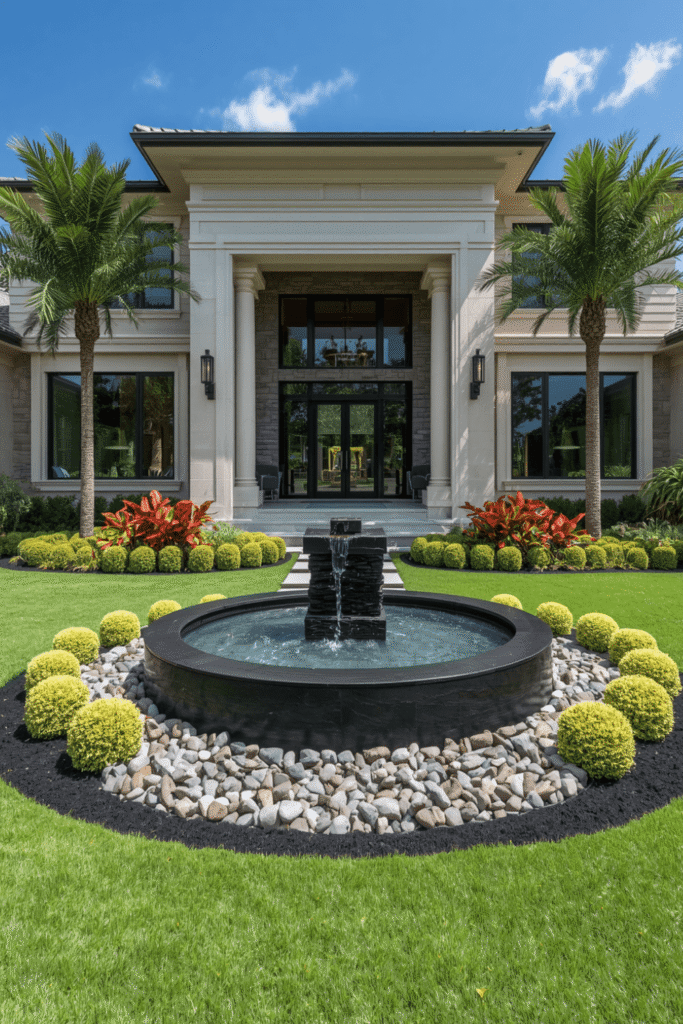 1. Stone Water Fountain