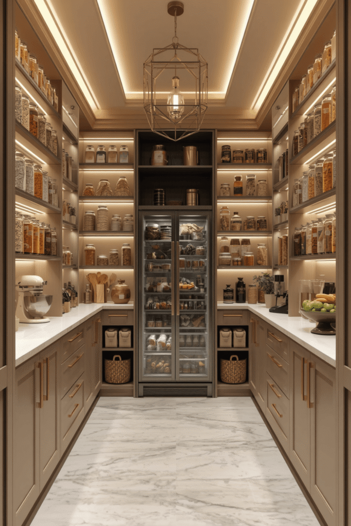 3. Custom Pantry Cabinets