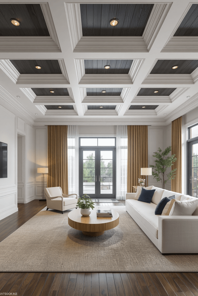 3. Living Room Ceiling Design