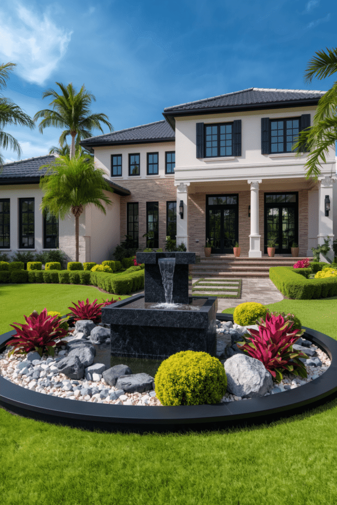 3. Outdoor Water Fountain