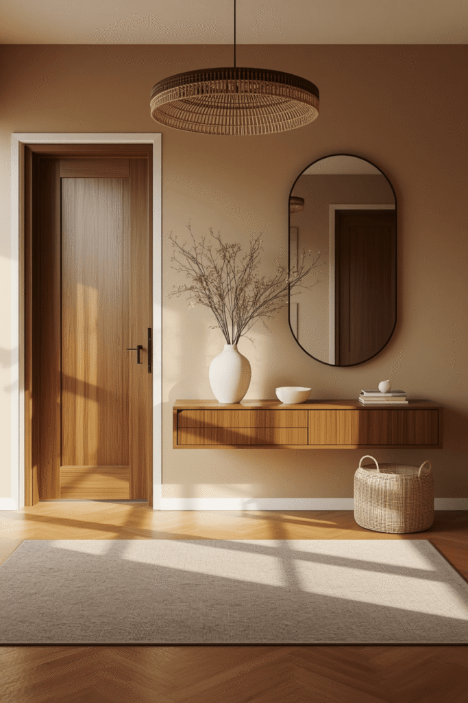 4. Organic Modern Entryway