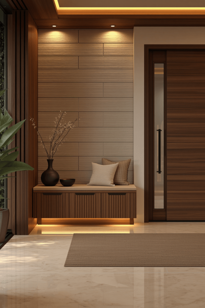 5. Modern Foyer Decor
