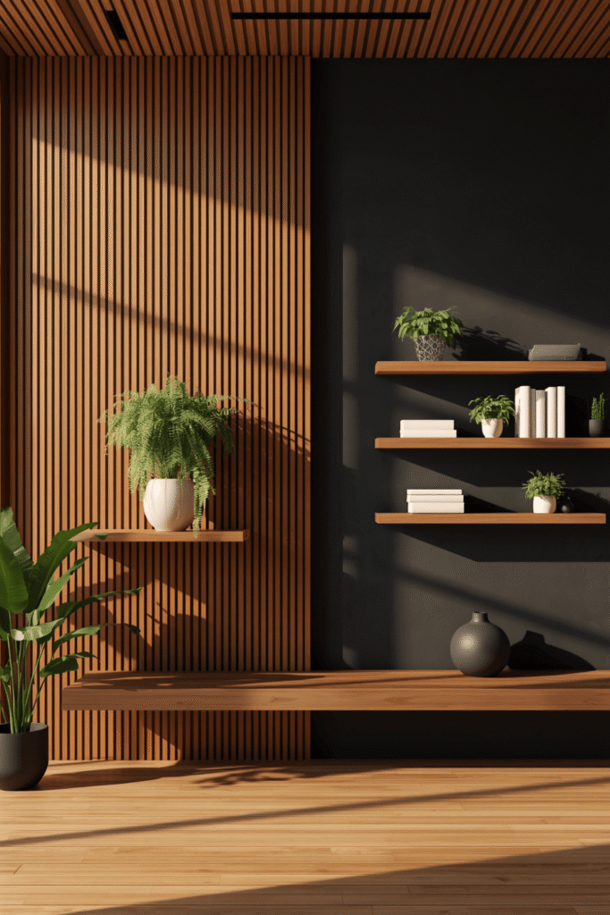 6. Minimalist Accent Wall