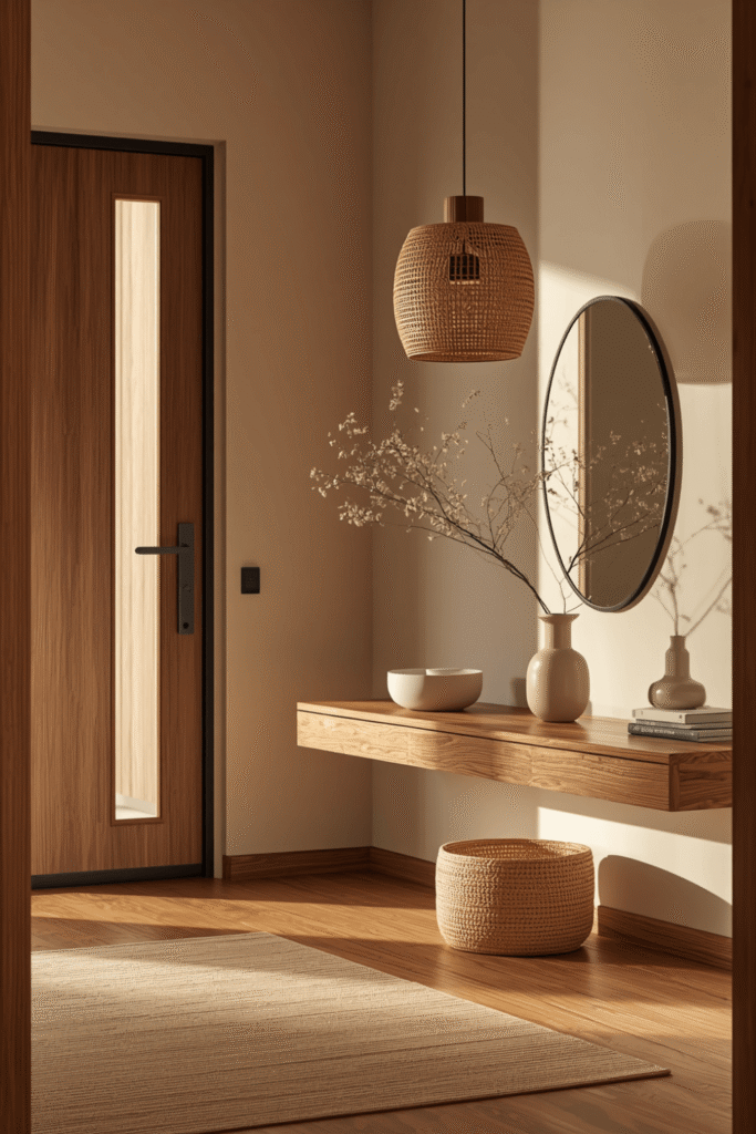 7. Floating Console Table