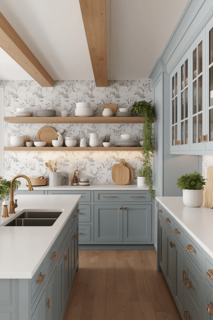 Blue and White Kitchen The Classic Starting Point