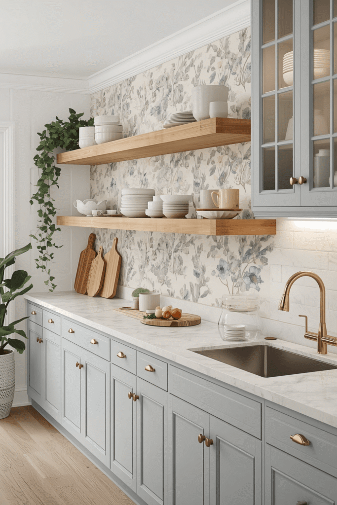 Farmhouse Kitchen Ideas With a Blue Twist