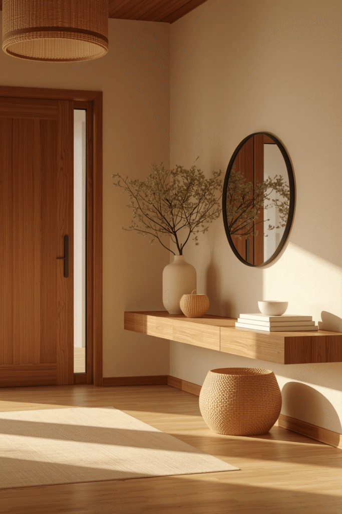 Japandi Entryway Design