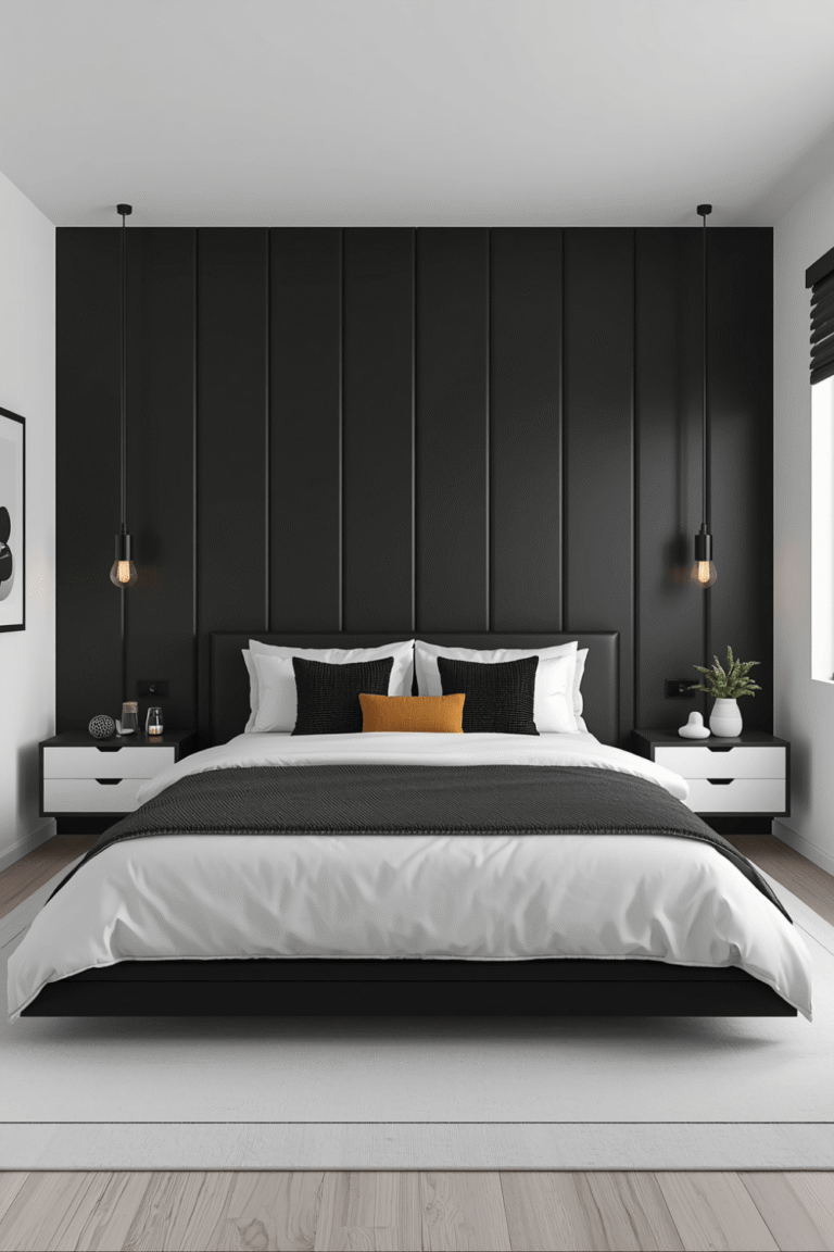 The Black Platform Bed Your Anchor Piece
