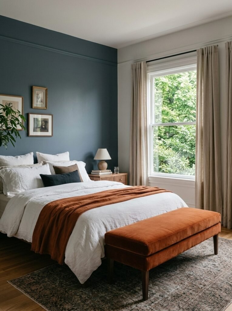 11. Pops of Complementary Colors