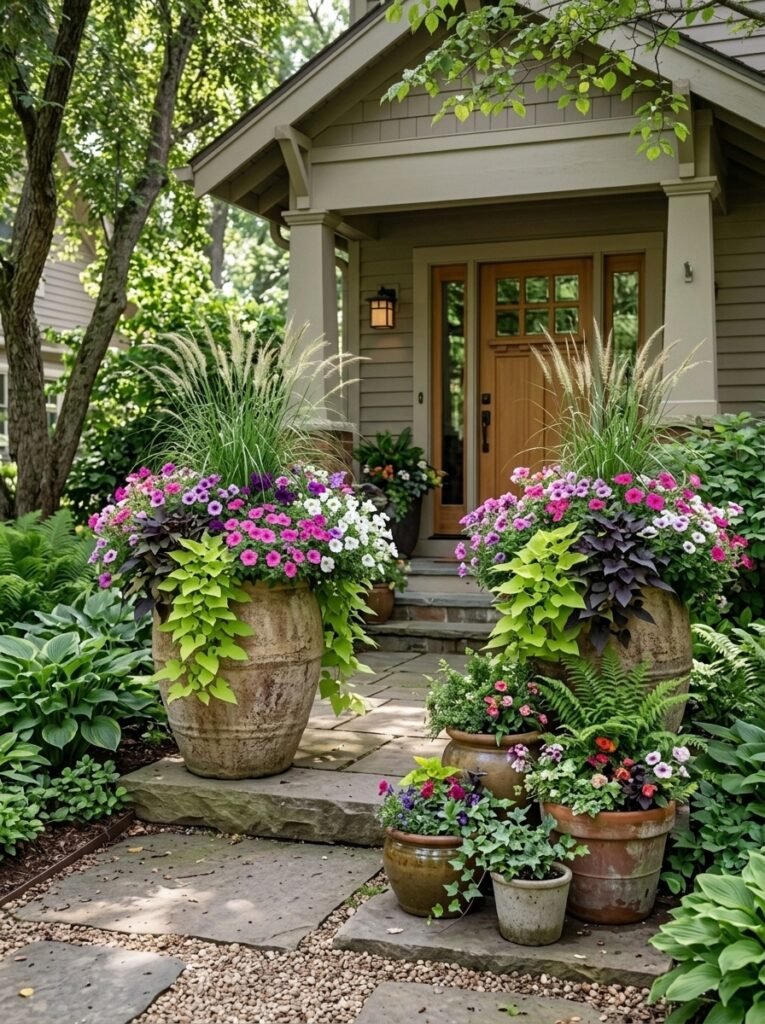 15. Tropical-Style Window Boxes