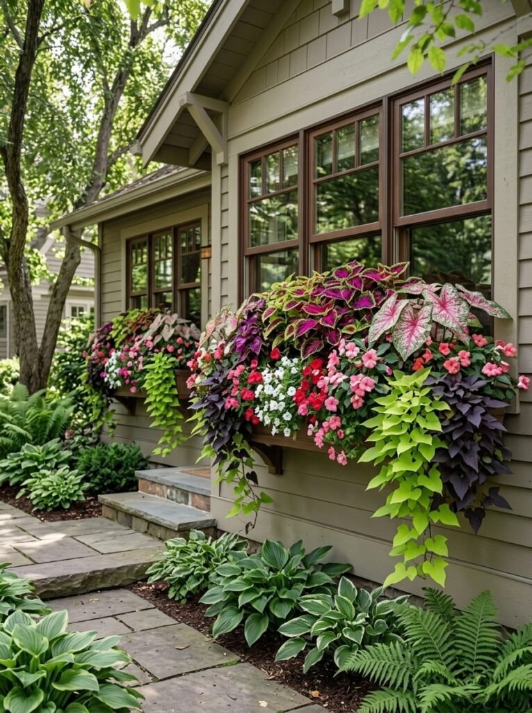 16. Classic Front Yard Tulip Garden