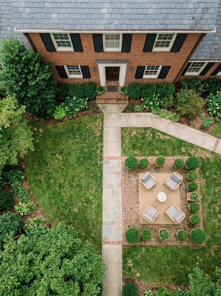 2. Plan Patio Ideas at Home With a Simple Layout