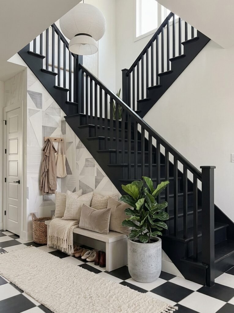 21. Combine Rustic and Modern Decor