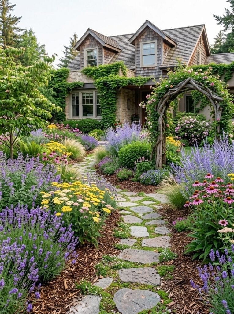 24. Lawn-Free Front Yard