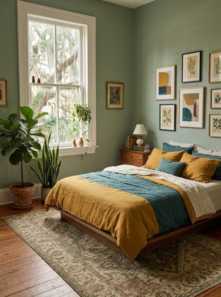 24. Retro Gallery Wall