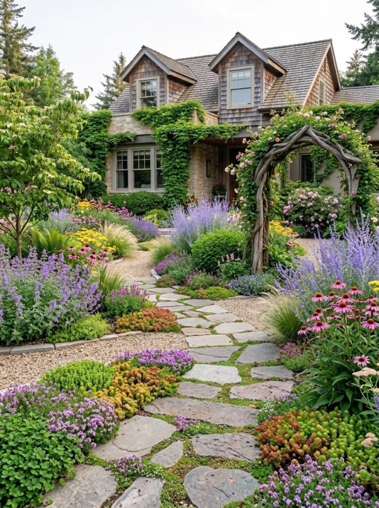 25. Front Yard Pollinator Garden