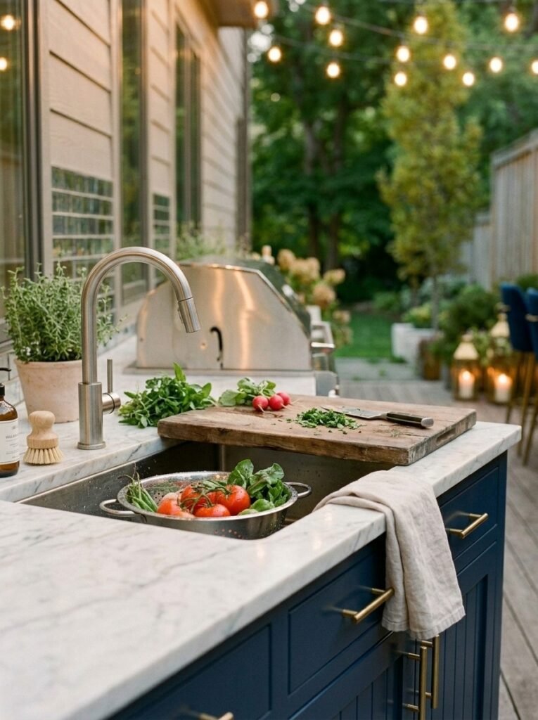 25. Outdoor Kitchen Sink