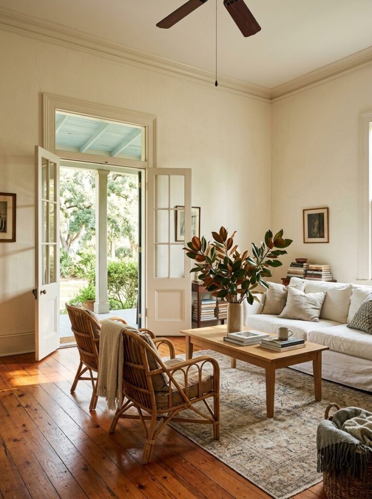 26. Clean Lines, Natural Warmth