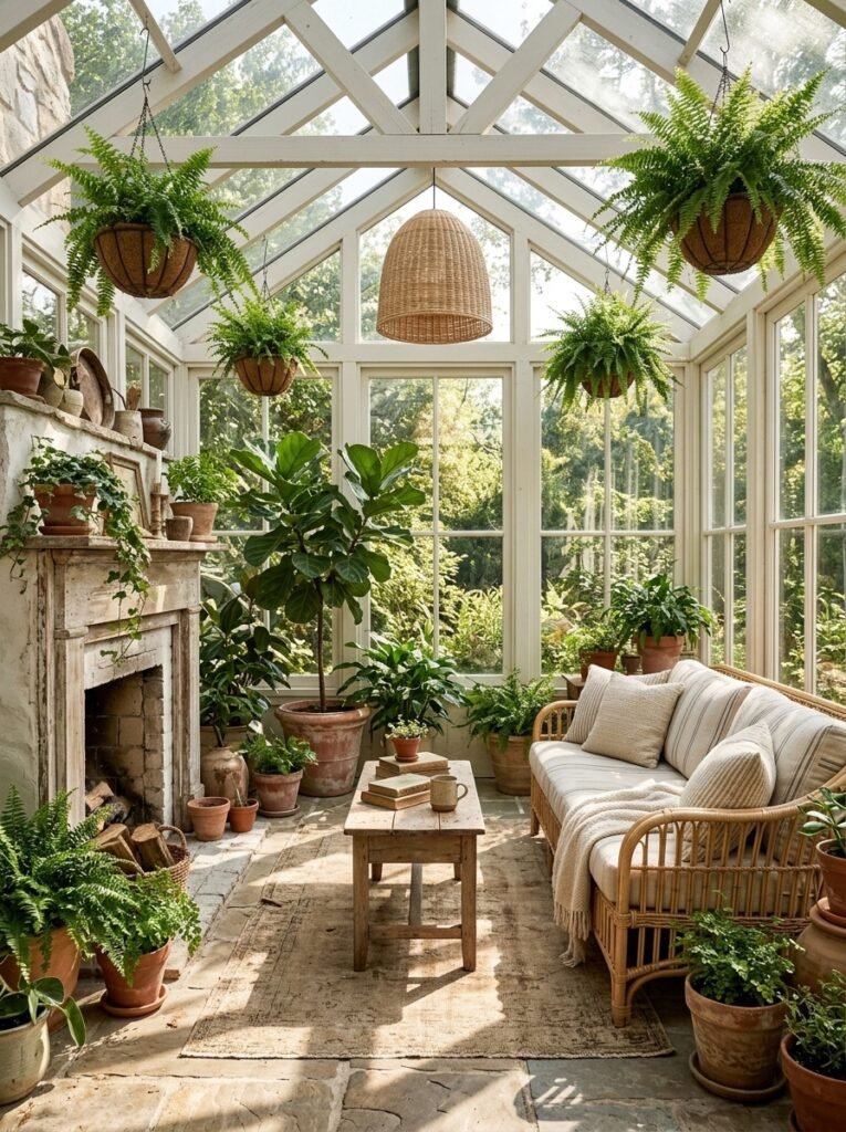 29. Greenery and Natural Accents