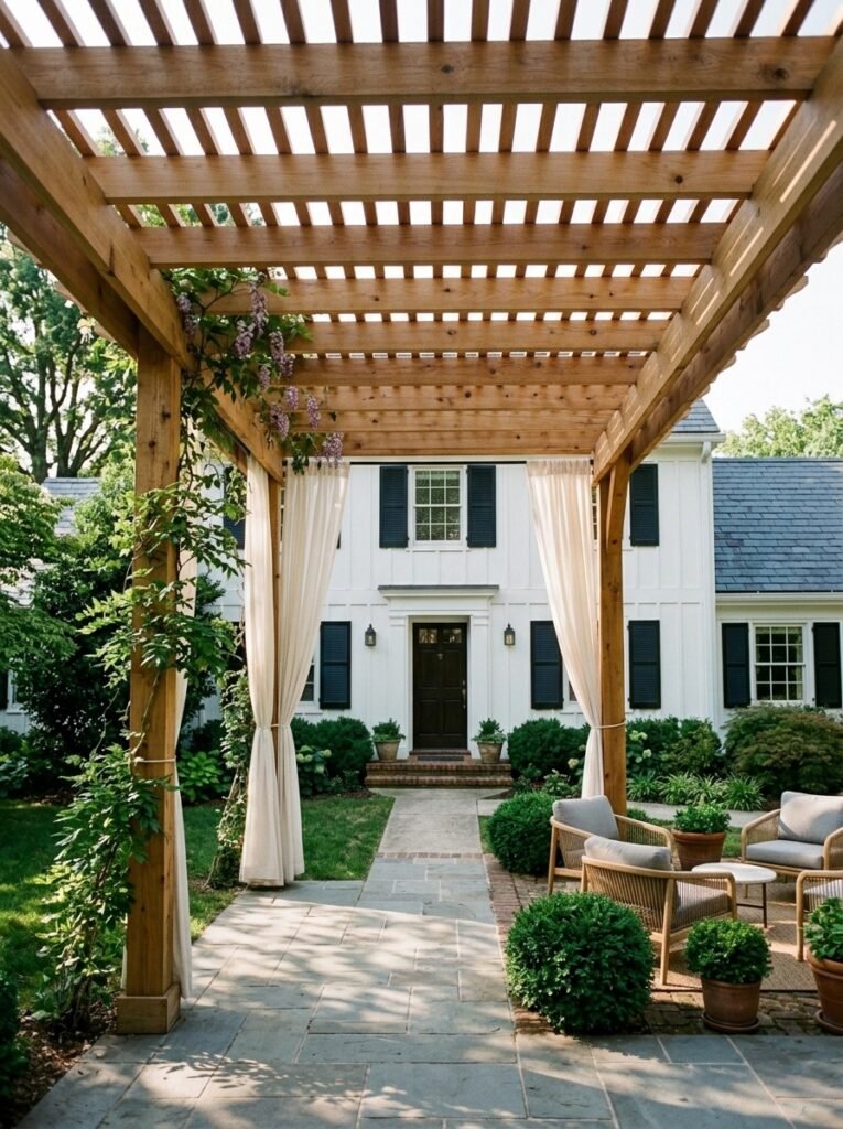 3. Cover With a Pergola