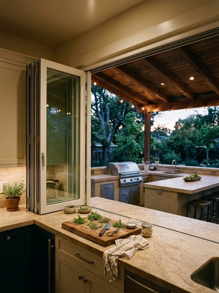 3. Indoor-Outdoor Kitchen
