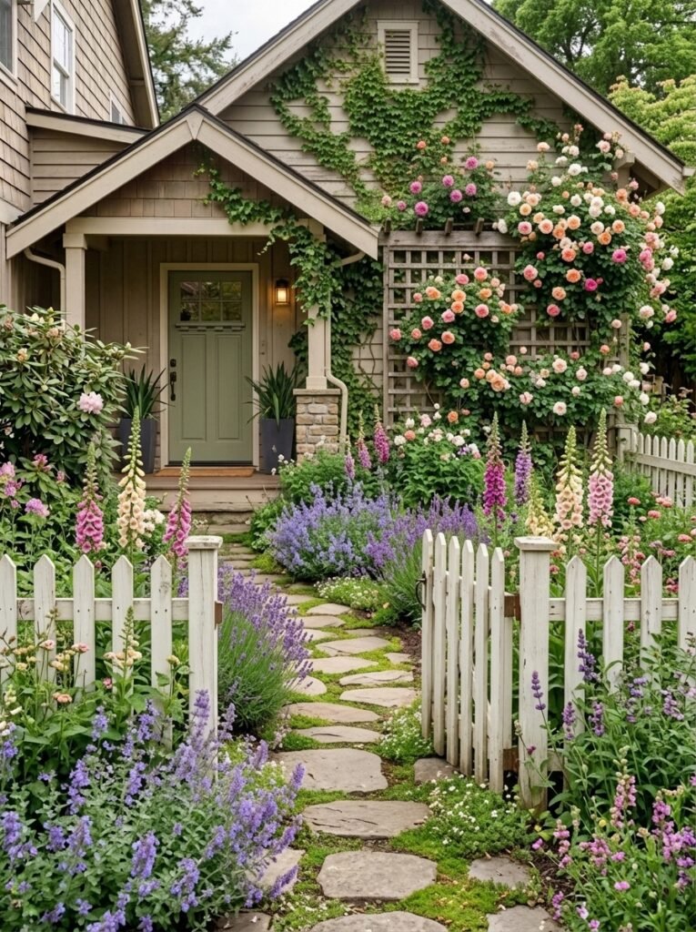 3. Layered Foundation Planting
