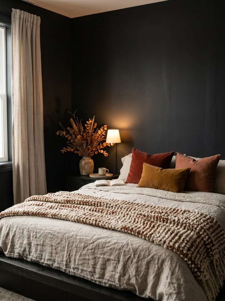 35. Seasonal Swaps to Refresh Your Black Bedroom