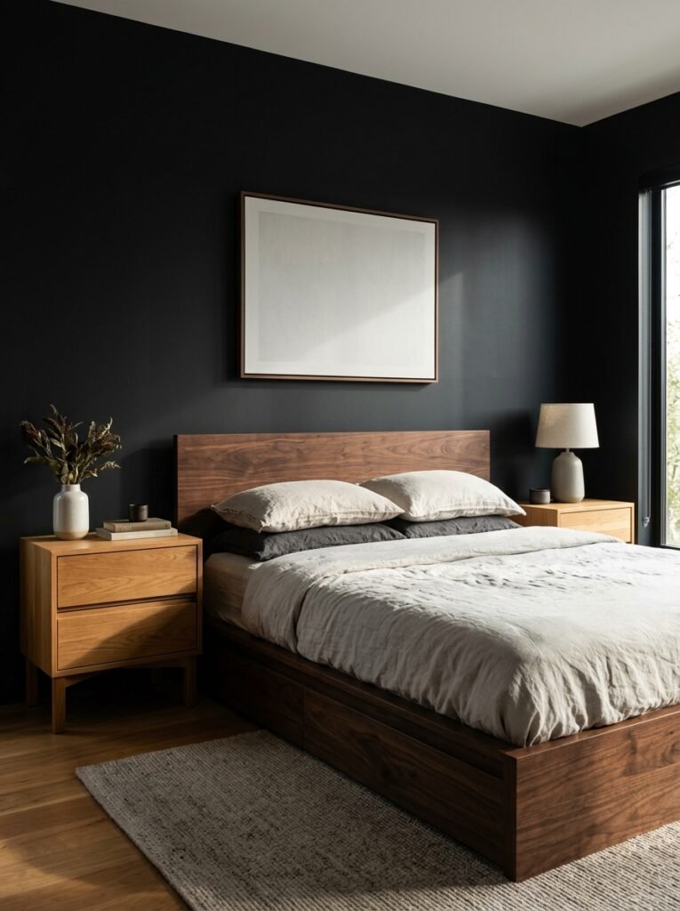 4. Black and Gray Bedroom Ideas Beyond Black and White