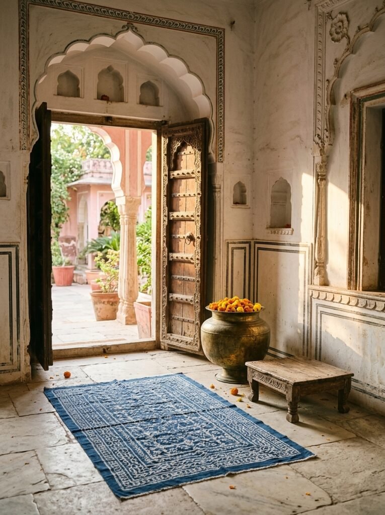 9. Add a Pretty Rug