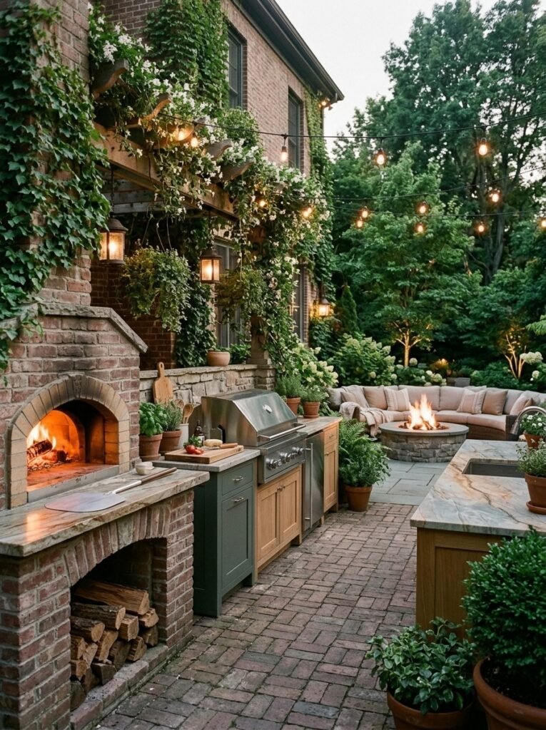 9. Luxury Outdoor Kitchen