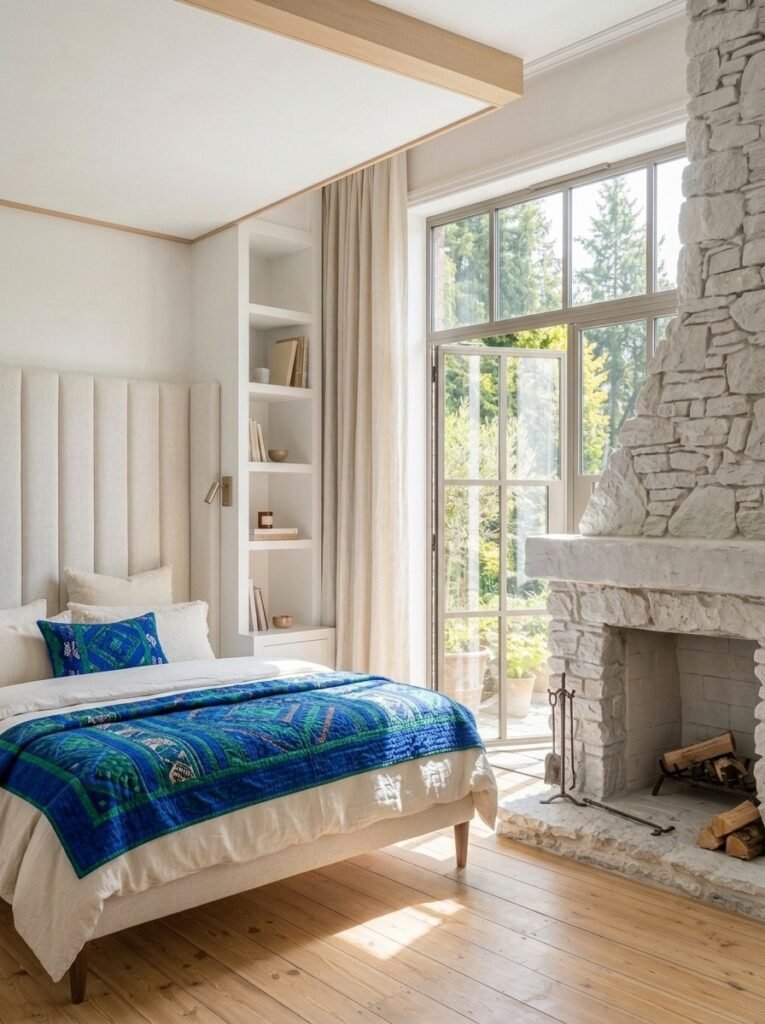Accent With Colorful Bedding