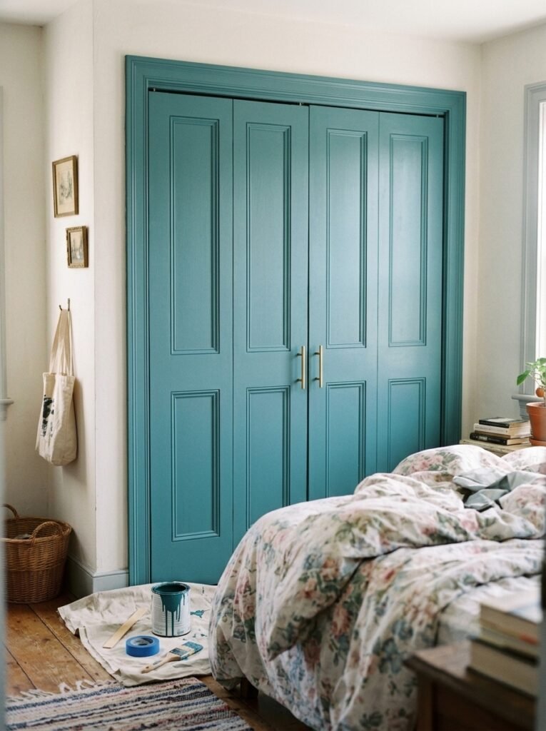 Bifold Closet Door With Molding