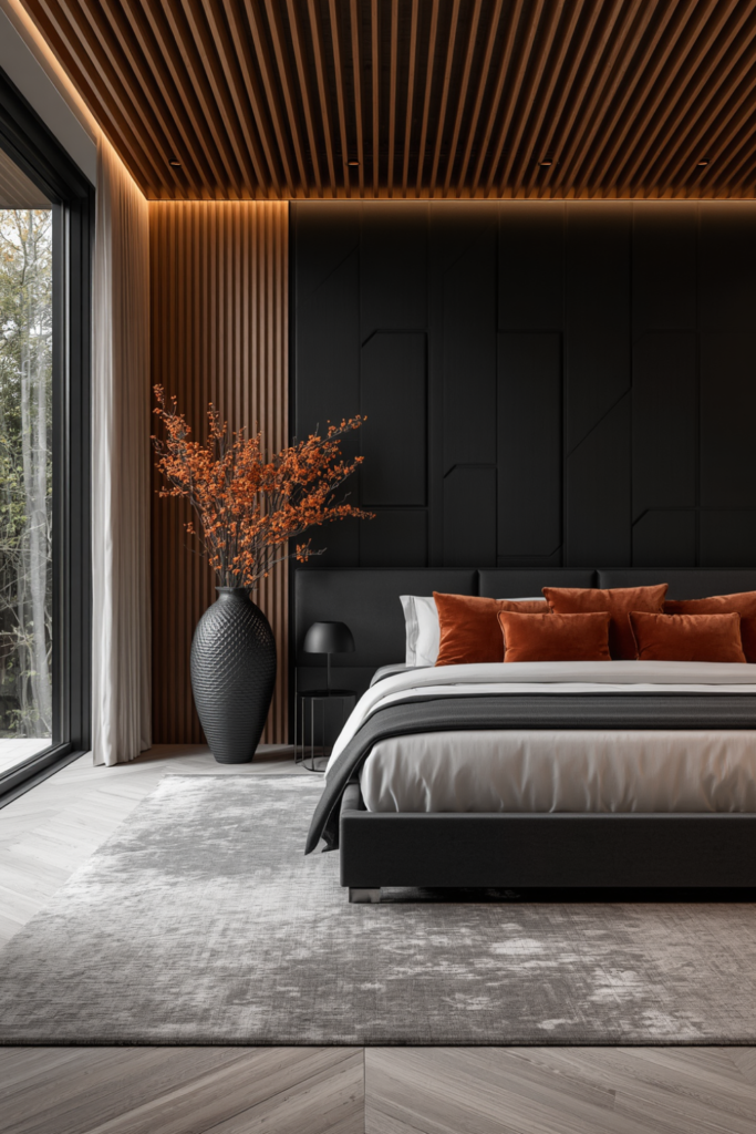 Burnt Orange Bedroom Accents Without Overdoing It