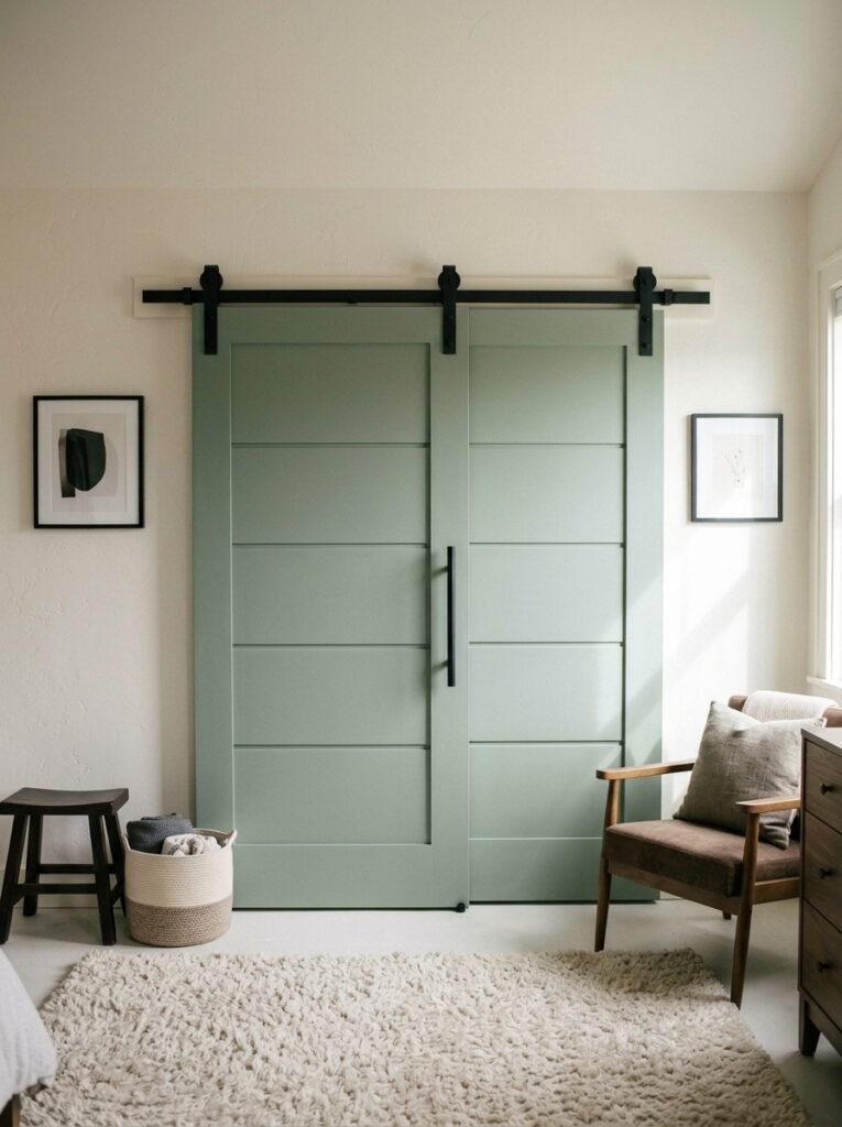 Chalkboard Sliding Closet Doors
