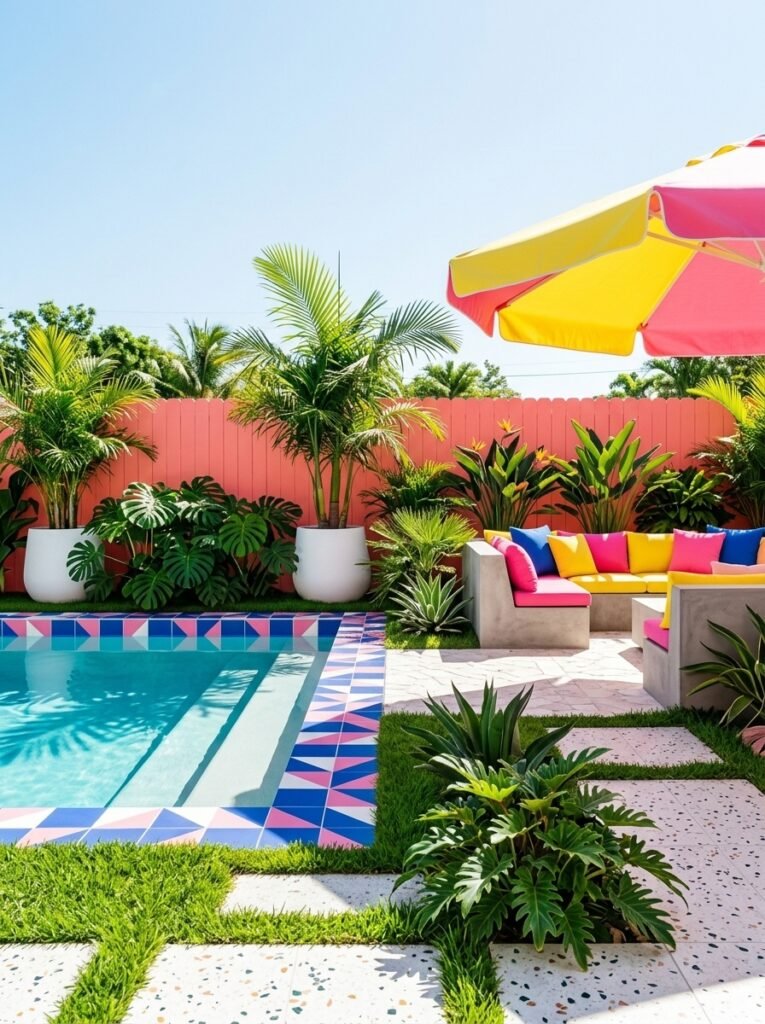 Chic Small Backyard Pool