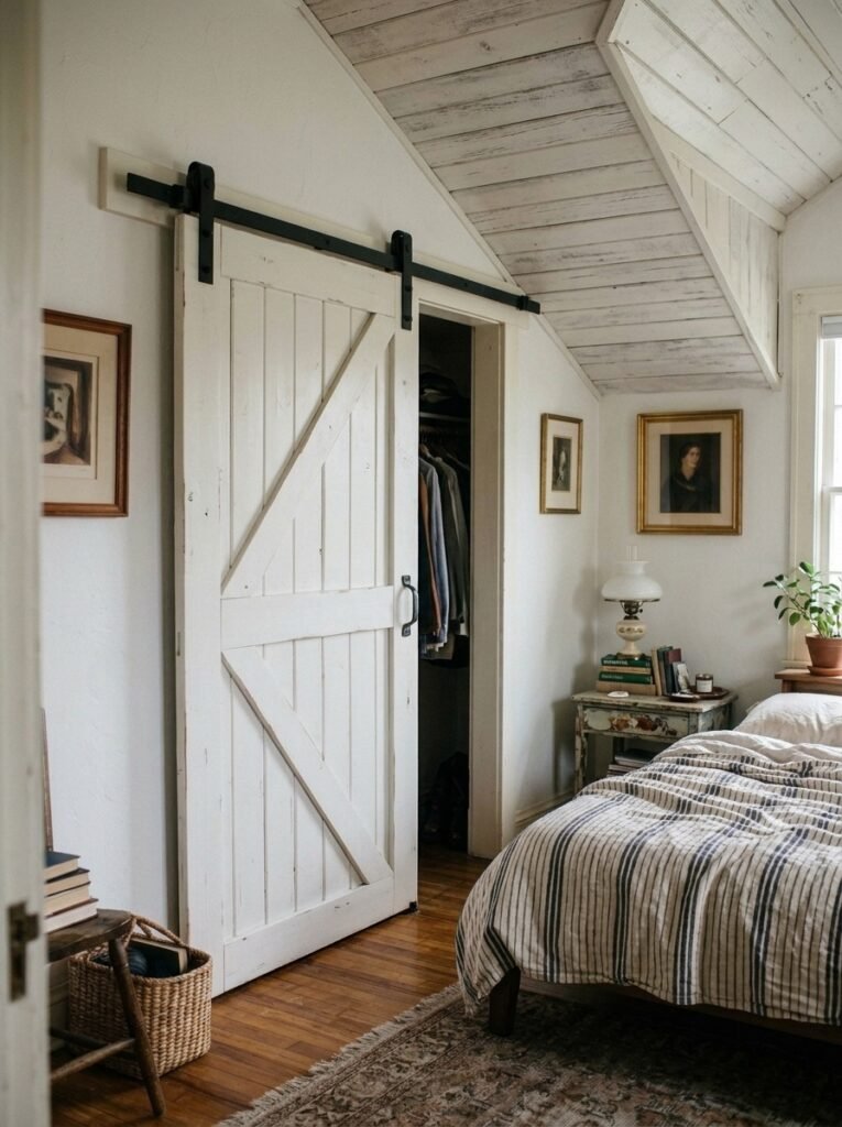 Contemporary 4-Panel Barn Door