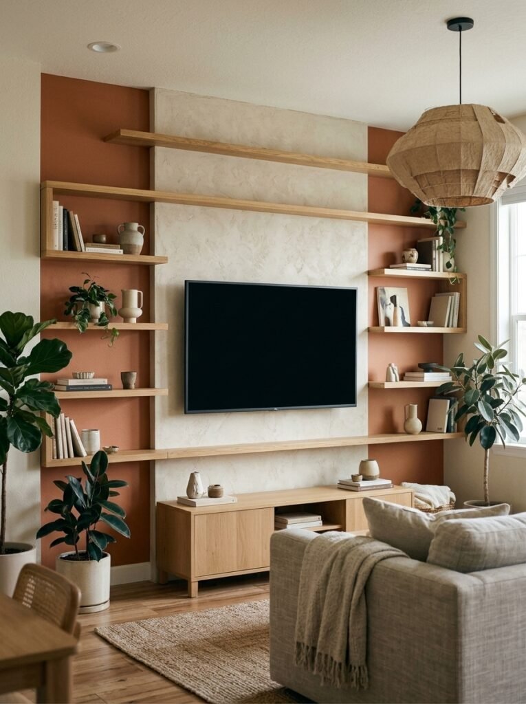 Contemporary TV Wall