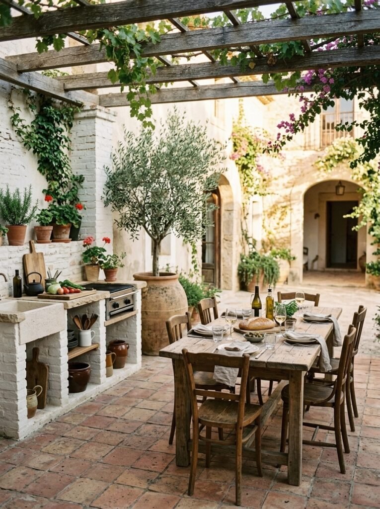 Covered Kitchen Dining