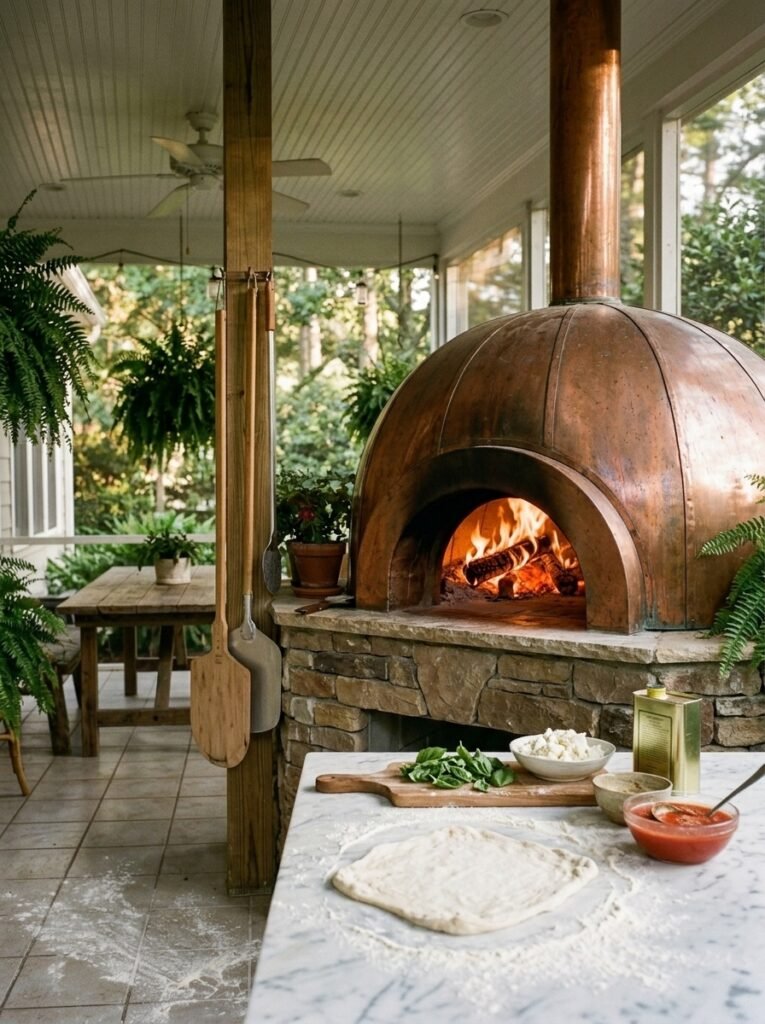 Covered Patio Pizza Kitchen