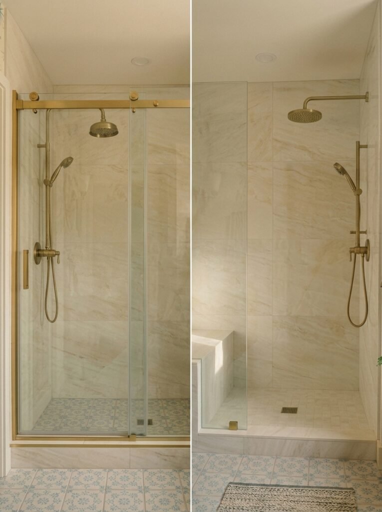 Curbed vs Curbless Which Walk In Shower Fits Your Bathroom